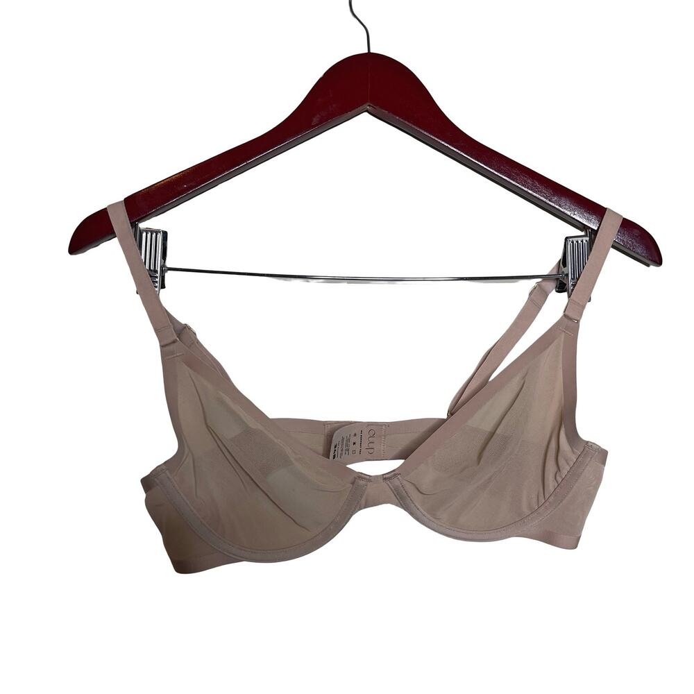 Cuup nude the plunge mesh bra 34B